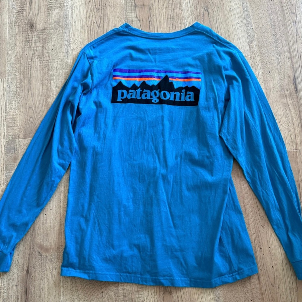 Patagonia Mens large light blue